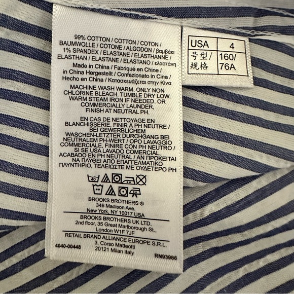 Brooks Brothers Striped Cotton Button Down - Picture 6 of 7